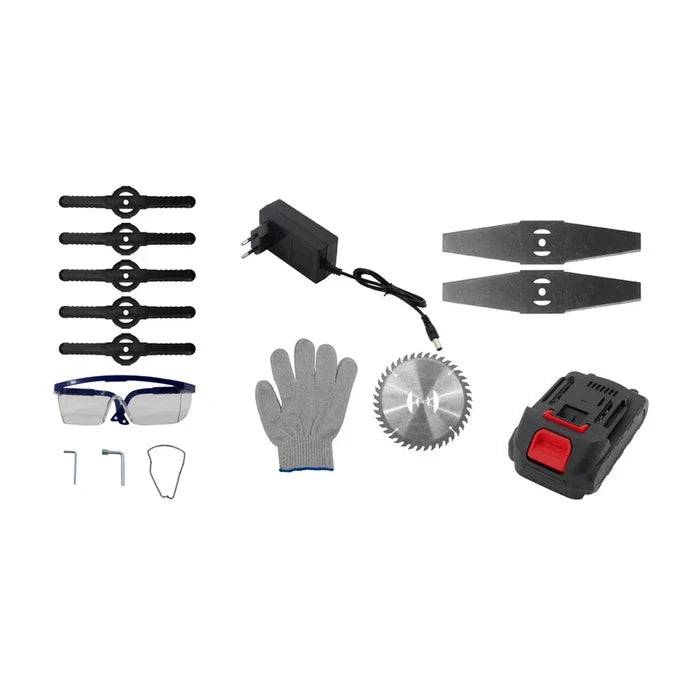 Bordeadora Inalámbrica nарро con Batería Recargable de 18V, Diámetro de Corte de 160mm + Accesorios