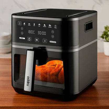 Freidora nарро Sin Aceite Digital 2 en 1 Converble en Parrilla Griil 1650W Cacacidad 8L